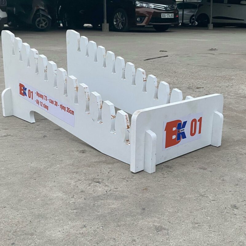 KỆ Gỗ NHỰA TRƯNG BÀY GẠCH BK01