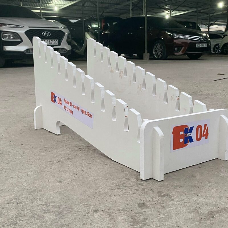 KỆ Gỗ NHỰA TRƯNG BÀY GẠCH BK04