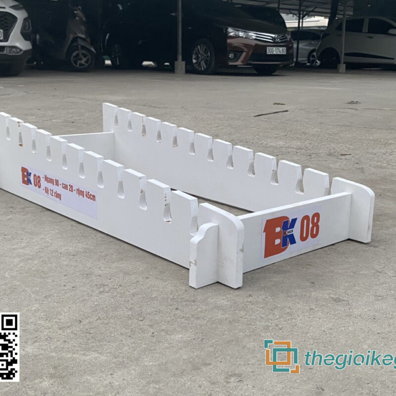 KỆ Gỗ NHỰA TRƯNG BÀY GẠCH BK08