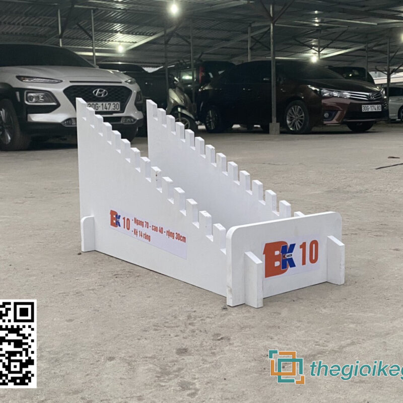 KỆ Gỗ NHỰA TRƯNG BÀY GẠCH BK10