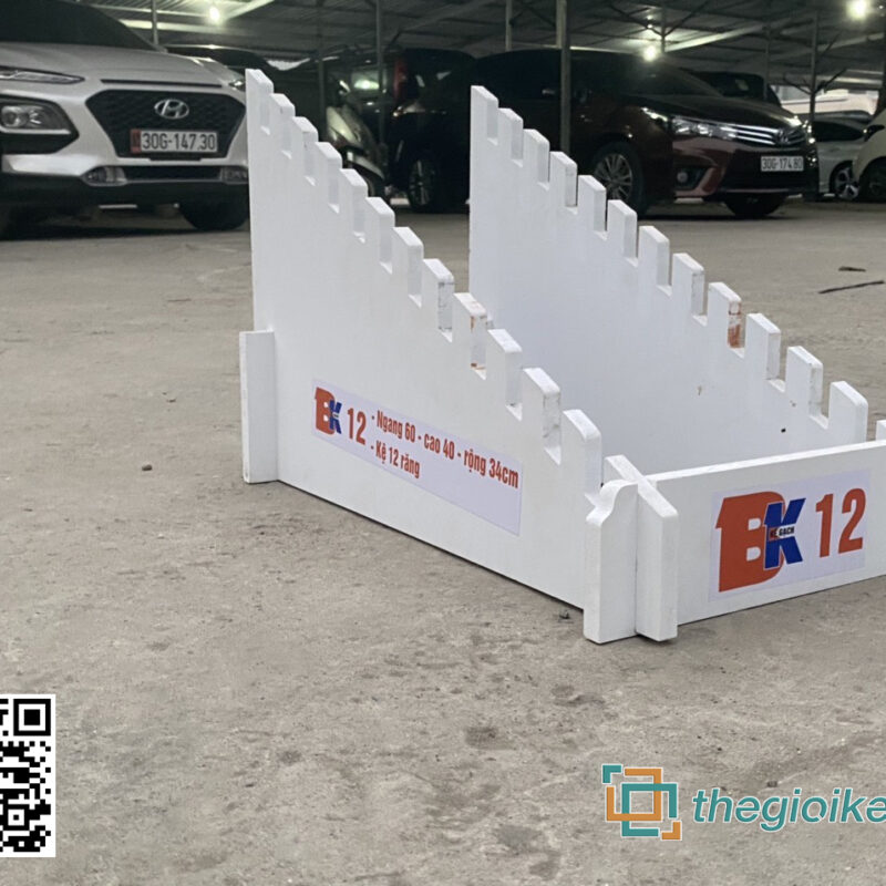KỆ Gỗ NHỰA TRƯNG BÀY GẠCH BK12