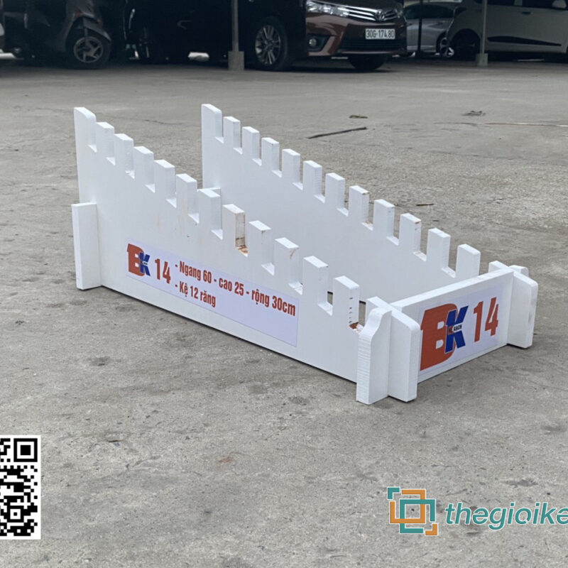 KỆ Gỗ NHỰA TRƯNG BÀY GẠCH BK14