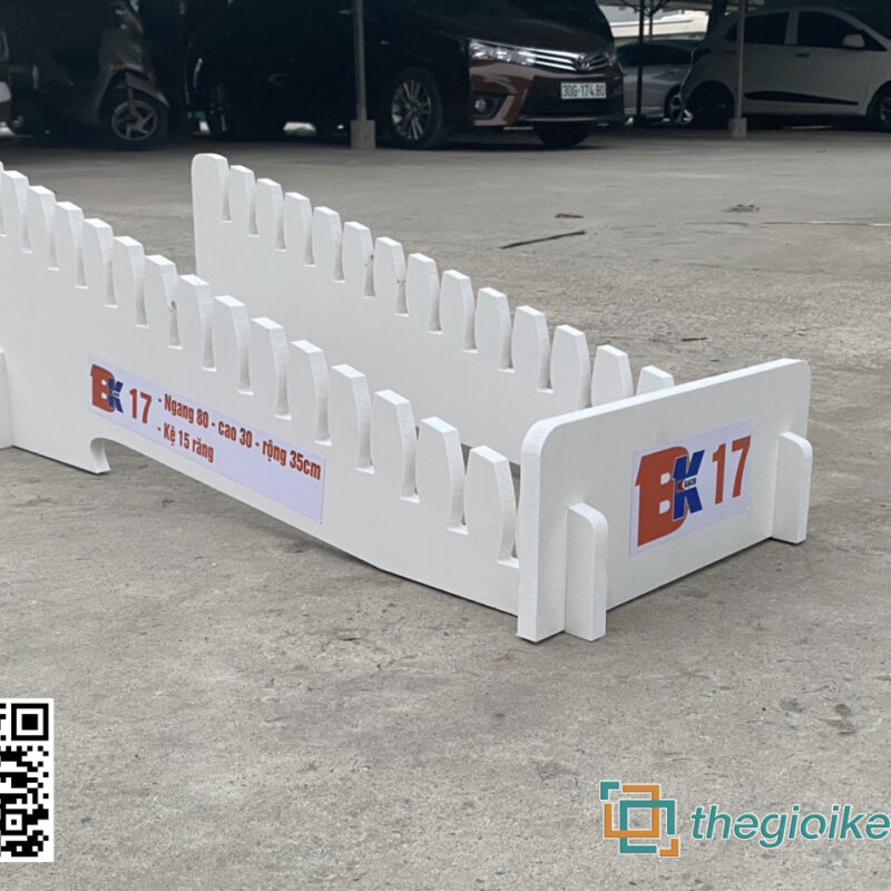 KỆ Gỗ NHỰA TRƯNG BÀY GẠCH BK17