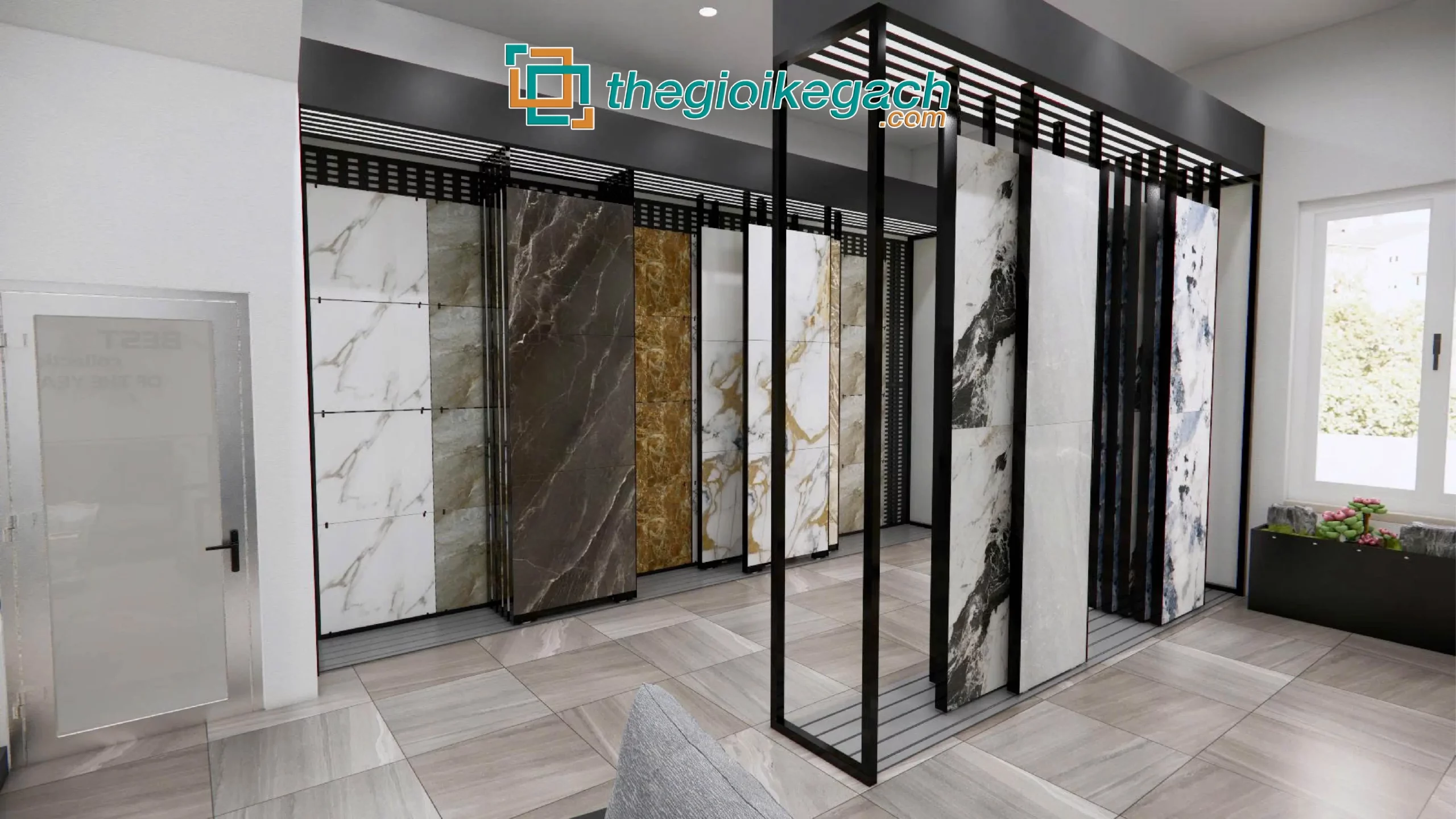 Thiết kế showroom gạch ốp lát