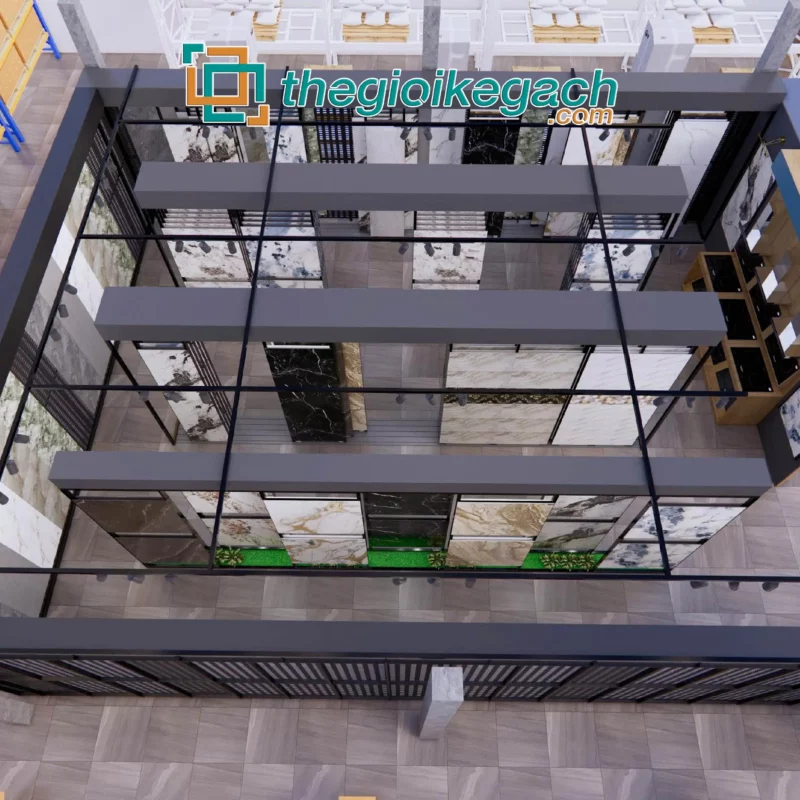 Kệ gạch cánh kéo KG06