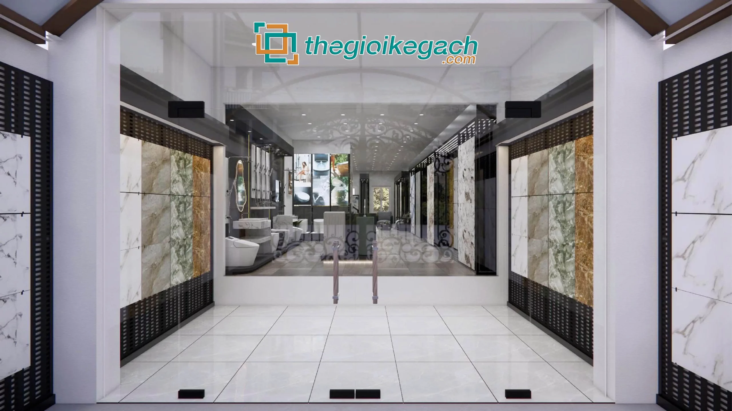 Thiết kế showroom gạch ốp lát